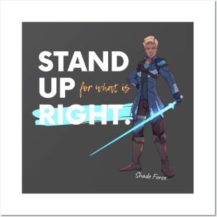 Stand up for what is right (With Lumi) Posters and Art